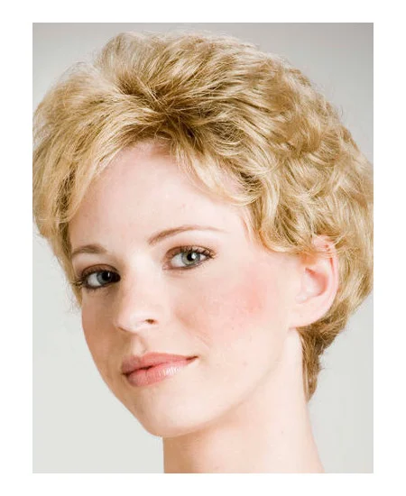 Comfortable Curly Blonde Classic Fabulous Wigs