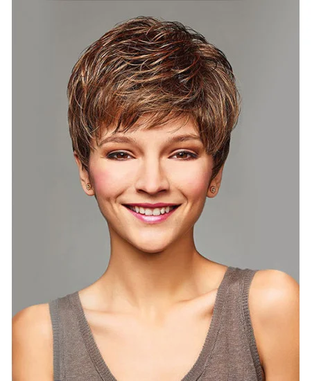 Cropped Curly Short Style Wigs