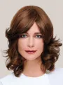100 per Hand-tied 14 inch Good Brown Classic Human Hair Wigs