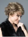 Curly Blonde Short 8 inch Gorgeous Classic Wigs