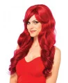 Long Wavy Capless Synthetic Red Wigs