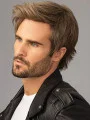 New Arrival 8 inch Straight Brown Classic Men Wigs
