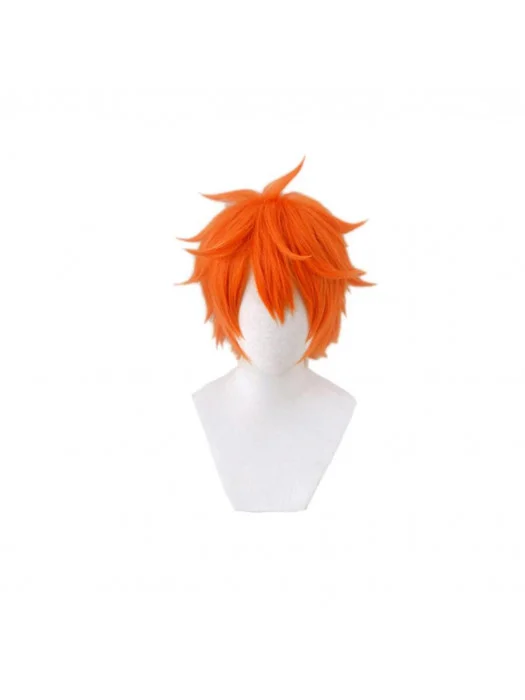 Haikyuu!! Hinata Shoyo Orange Anime Cosplay Wig 30 cm